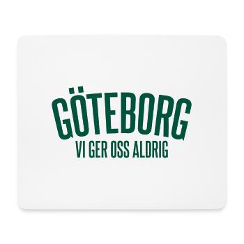 Göteborg Nous n’abandonnons jamais - Tapis de souris (format paysage) - blanc - Devant