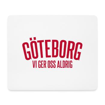 Göteborg Nous n’abandonnons jamais - Tapis de souris (format paysage) - blanc - Devant