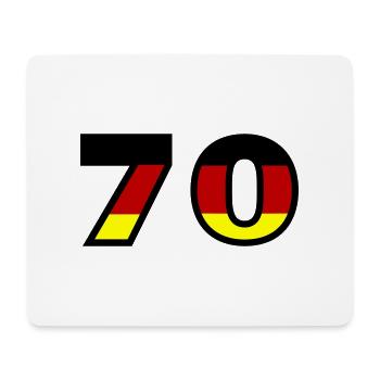 70 Number Germany Jersey - Mouse Pad (horizontal) - white - Front