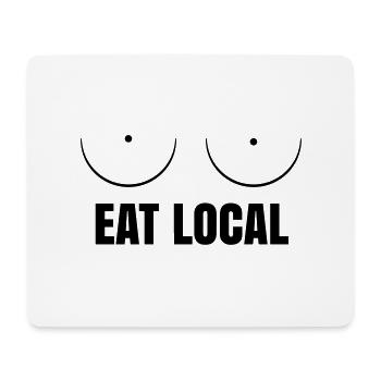 Regional Essen - Brüste Brust Muttermilch Stillen - Mousepad (Querformat) - Weiß - Vorne