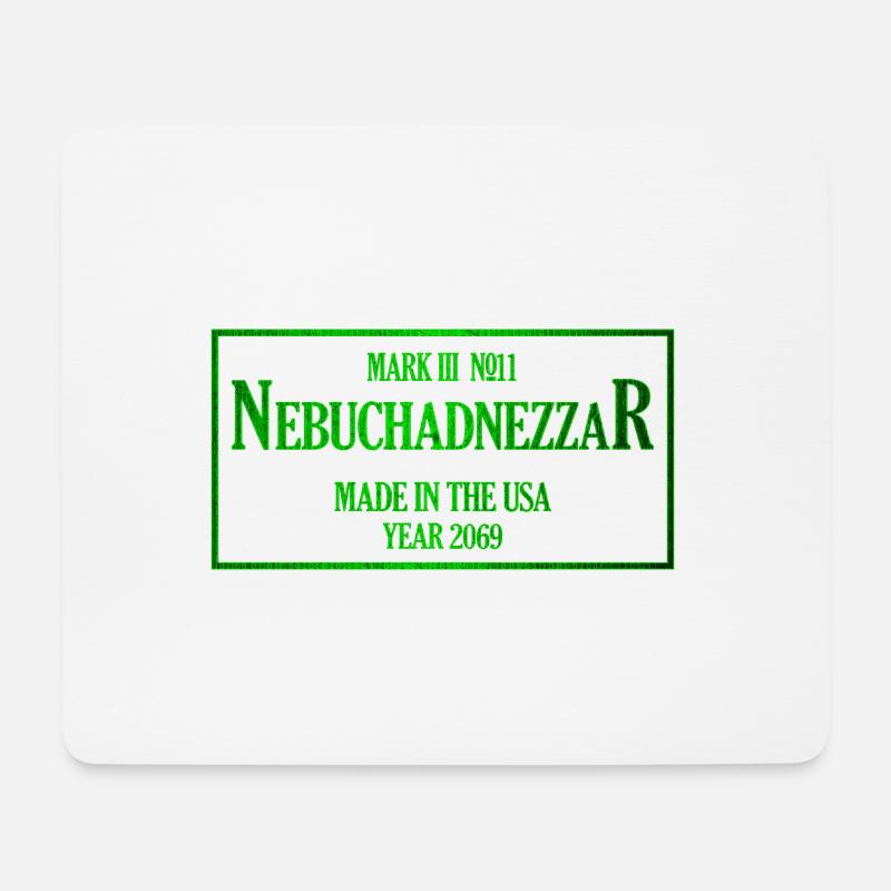 Nebuchadnezzar Schiff Matrix Geschenkidee - Mousepad (Querformat) - Weiß