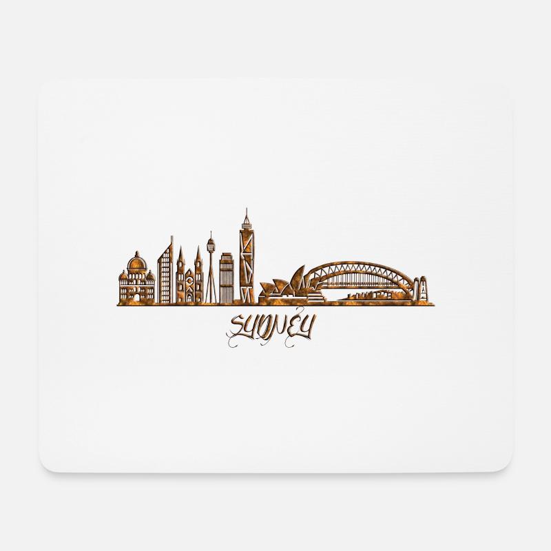 Sydney, Australien - Mousepad (Querformat) - Weiß