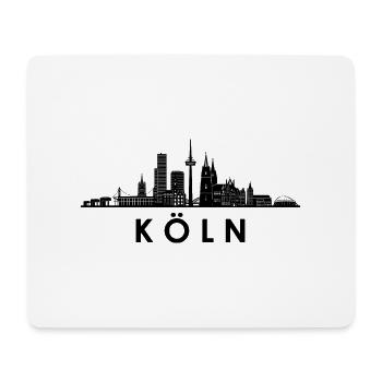 Cologne Silhouette Cologne Cathedral Germany Cologne - Mouse Pad (horizontal) - white - Front