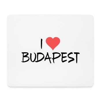 Budapest - Mousepad (Querformat) - Weiß - Vorne