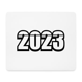 2023 Linie - Mousepad (Querformat) - Weiß - Vorne