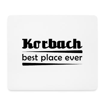 Korbach - Stadt best place ever - Mousepad (Querformat) - Weiß - Vorne