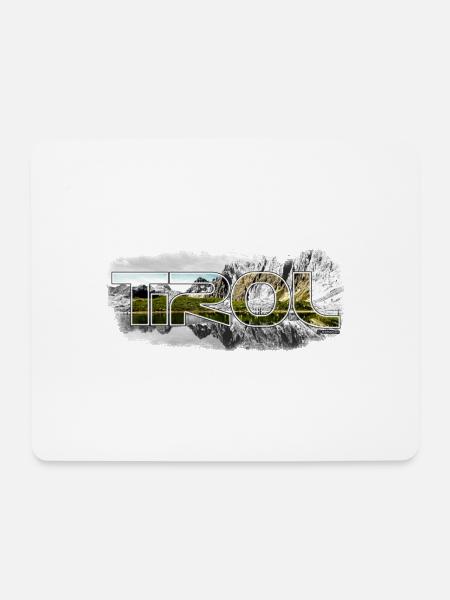 tirol_1 - Mousepad (Querformat) - Weiß