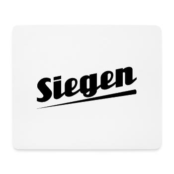 Siegen - Textdesign mit Stadtnamen - Mousepad (Querformat) - Weiß - Vorne