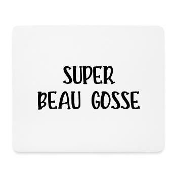 super beau gosse - Tapis de souris (format paysage) - blanc - Devant