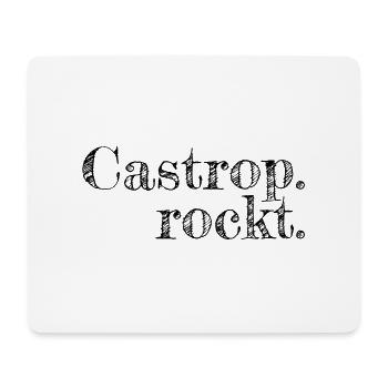 Castrop rockt - Textdesign mit Stadtnamen - Mousepad (Querformat) - Weiß - Vorne