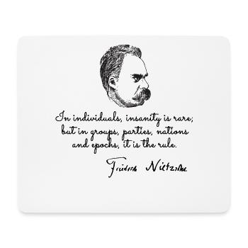 Quotes about nietzsche - Mousepad (Querformat) - Weiß - Vorne