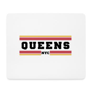 Queens Nyc - Tapis de souris (format paysage) - blanc - Devant