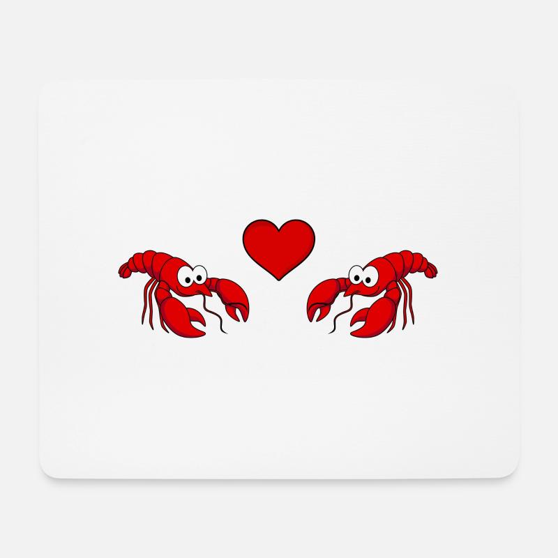 Hummer Comic Paar liebe - Mousepad (Querformat) - Weiß