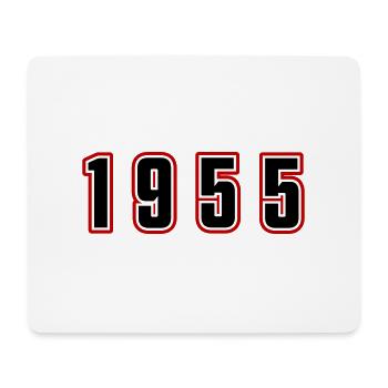 1955 Année Numéro - Tapis de souris (format paysage) - blanc - Devant