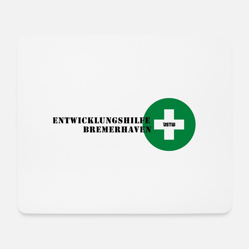 Bremerhaven Entwicklungshilfe - Mousepad (Querformat) - Weiß