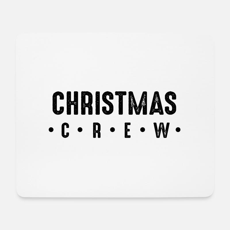Christmas Crew - Mousepad (Querformat) - Weiß