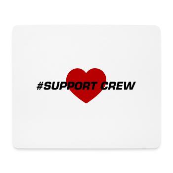 Soutenir l’équipage Heart Love - Tapis de souris (format paysage) - blanc - Devant