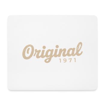 Cadeau d’anniversaire 1971 | Nées en 1971 - Tapis de souris (format paysage) - blanc - Devant
