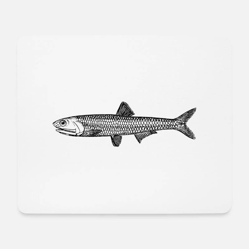 fish425 - Mousepad (Querformat) - Weiß