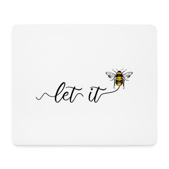 Abeilles douces Apiculture Let It Bee Abeille Miel Été - Tapis de souris (format paysage) - blanc - Devant