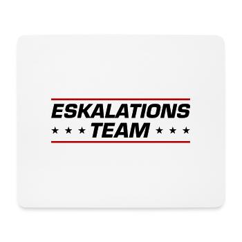 Eskalations Team - Mousepad (Querformat) - Weiß - Vorne