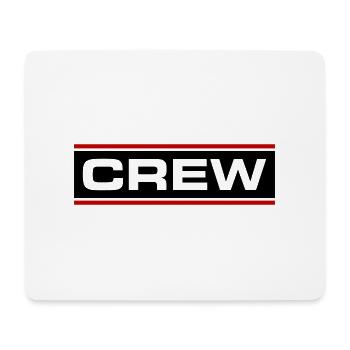 Crew Linie - Mousepad (Querformat) - Weiß - Vorne
