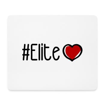 Elite Heart - Mouse Pad (horizontal) - white - Front