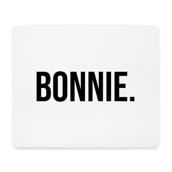 Partnerlook Partner Bonnie - schwarz - Mousepad (Querformat) - Weiß - Vorne