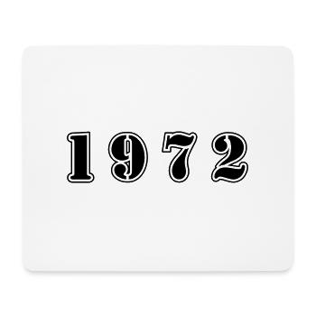 1972 Jahr Geburtstag - Mousepad (Querformat) - Weiß - Vorne