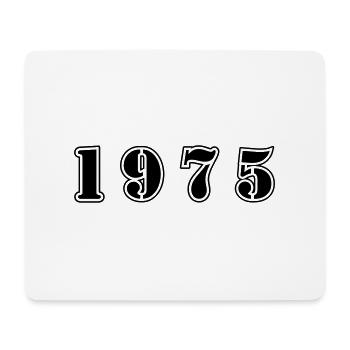 1975 year birthday - Mouse Pad (horizontal) - white - Front