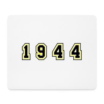 1944 Jahr Zahl - Mousepad (Querformat) - Weiß - Vorne