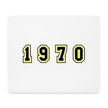 Numéro de l’année 1970 - Tapis de souris (format paysage) - blanc - Devant
