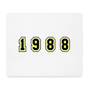 Numéro de l’année 1988 - Tapis de souris (format paysage) - blanc - Devant