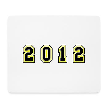 Numéro de l’année 2012 - Tapis de souris (format paysage) - blanc - Devant