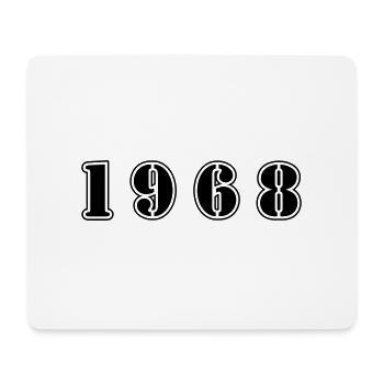 1968 Jahr Geburtstag - Mousepad (Querformat) - Weiß - Vorne