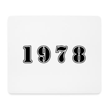 1978 anniversaire - Tapis de souris (format paysage) - blanc - Devant