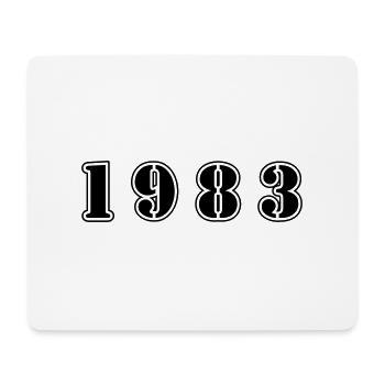 1983 anniversaire - Tapis de souris (format paysage) - blanc - Devant