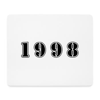 Anniversaire de 1998 - Tapis de souris (format paysage) - blanc - Devant
