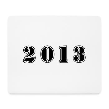 2013 Jahr Geburtstag - Mousepad (Querformat) - Weiß - Vorne