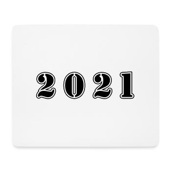 2021 Jahr Geburtstag - Mousepad (Querformat) - Weiß - Vorne