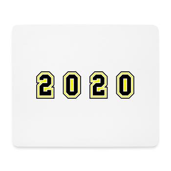 Numéro de l’année 2020 - Tapis de souris (format paysage) - blanc - Devant