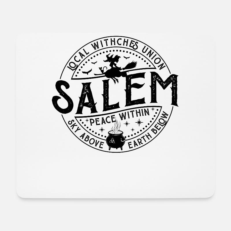 Salem Local Witches Union Halloween - Mousepad (Querformat) - Weiß
