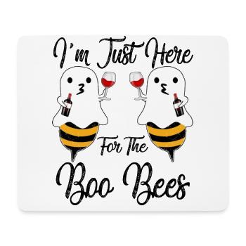 Halloween I'm Just Here For The Boo Bees Funny - Mouse Pad (horizontal) - white - Front