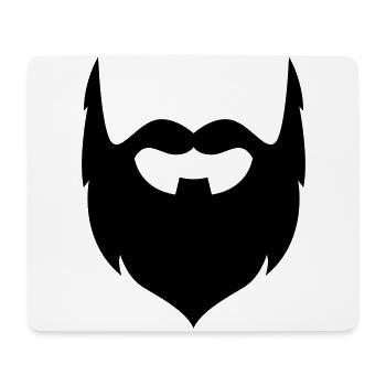 Bart symbol - Mousepad (Querformat) - Weiß - Vorne