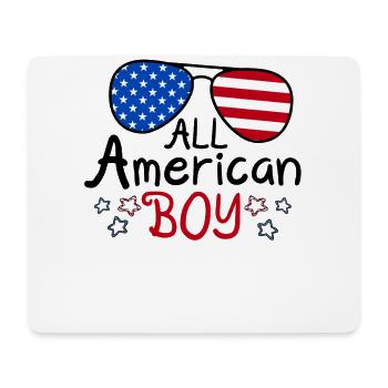 All American Boy 4th of July - Mousepad (Querformat) - Weiß - Vorne