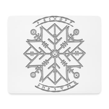 rune de protection nordique - Tapis de souris (format paysage) - blanc - Devant