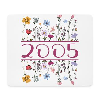 2005 Legendary Since 2005 Birthday 2005 Women - Mouse Pad (horizontal) - white - Front