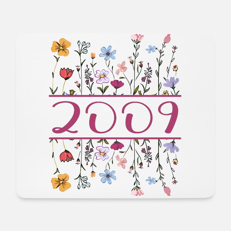 2009 Legendär Seit 2009 Geburtstag 2009 Frauen - Mousepad (Querformat) - Weiß