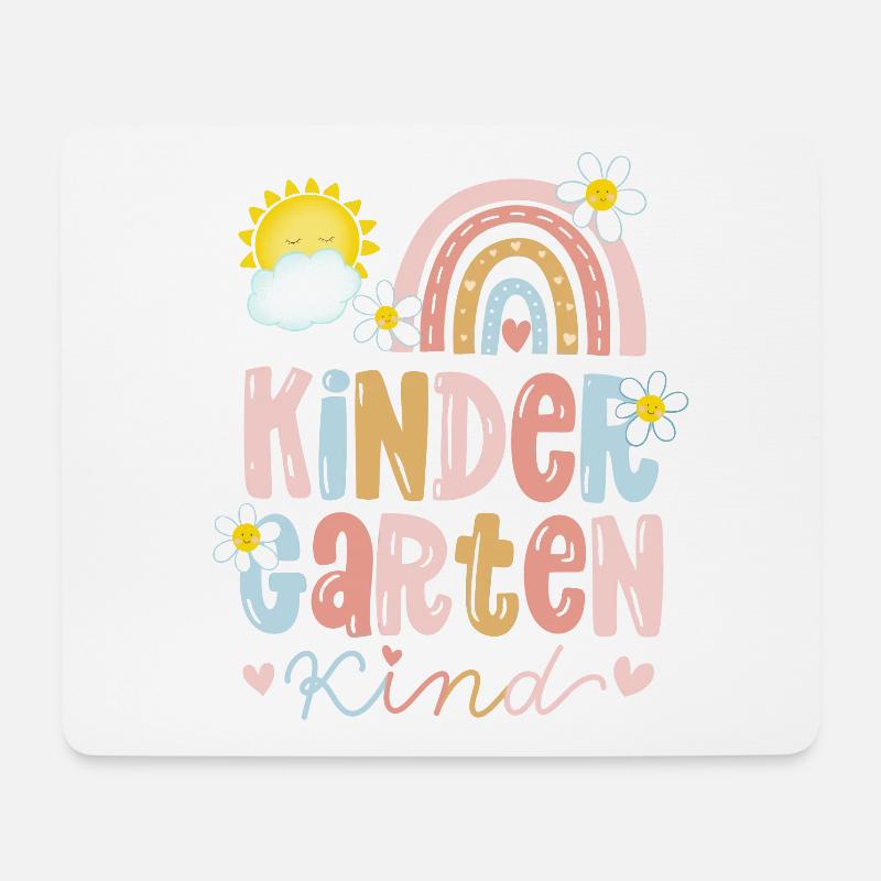 Kindergarten - Mousepad (Querformat) - Weiß