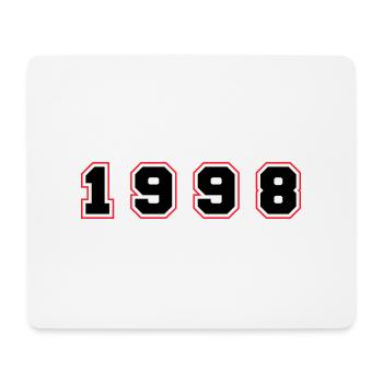 1998 Year Number - Mouse Pad (horizontal) - white - Front